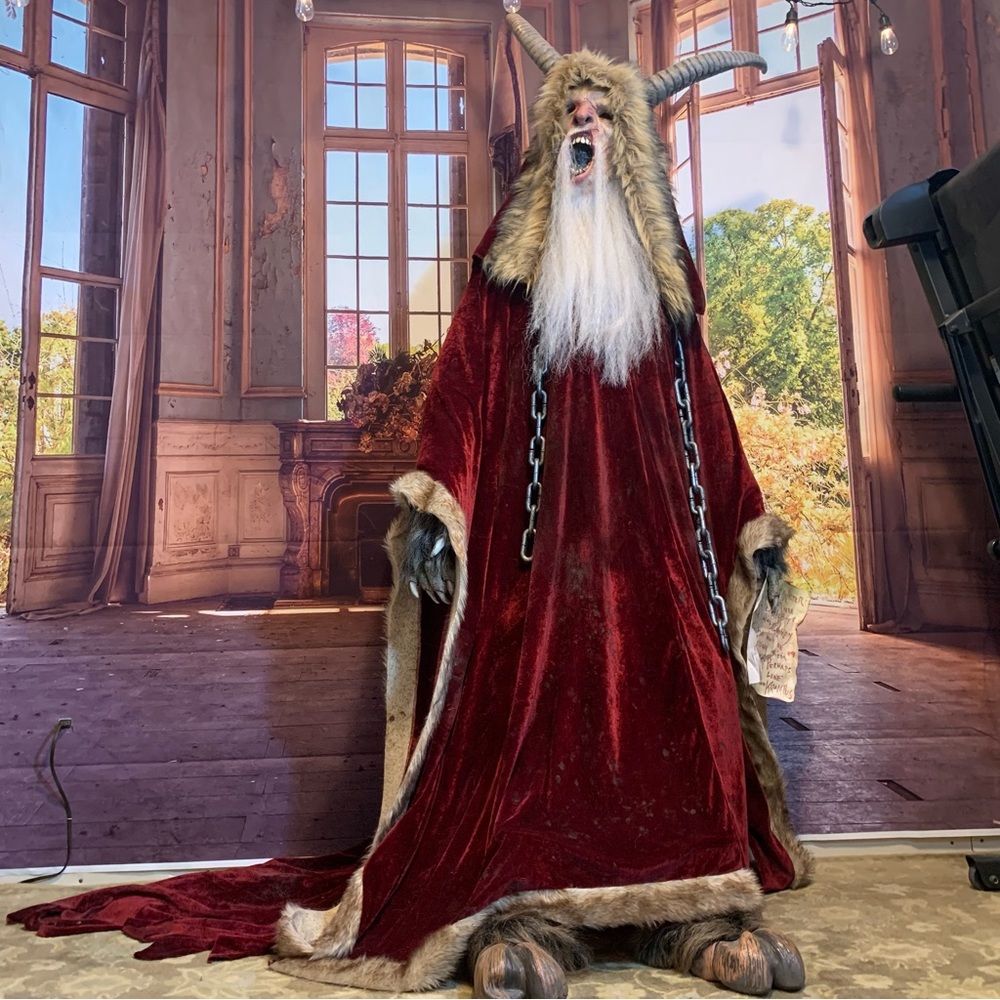 Krampus Christmas Costume Robe Mask Hands Feet Trick R Treat Studios Halloween